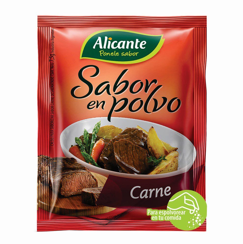 Caldo Saborizador carne (sobre) – Alicante – Entresano