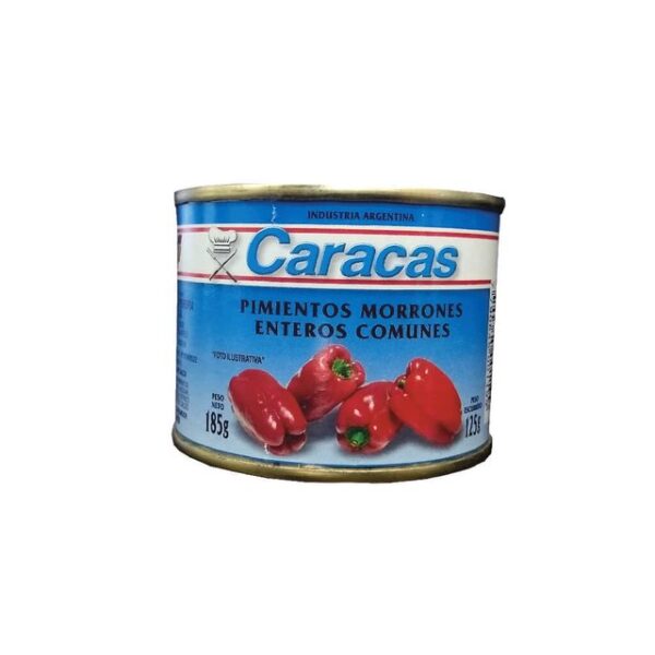 Pimientos Morrones Enteros Caracas X 185 Gr