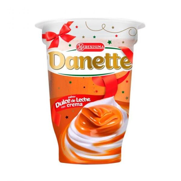 Danette La Copa Sabor Dulce De Leche C/ Crema X 100 G