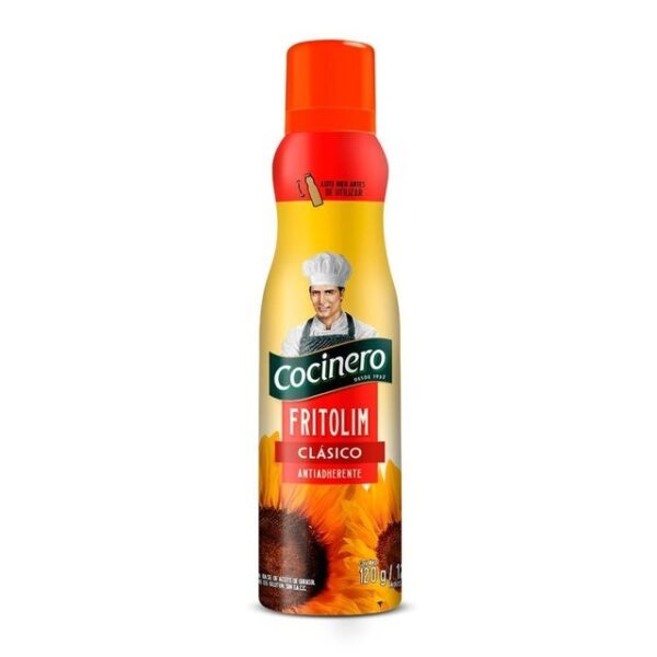 Aceite Cocinero Fritolin Clásico En Aerosol X 120 Gr