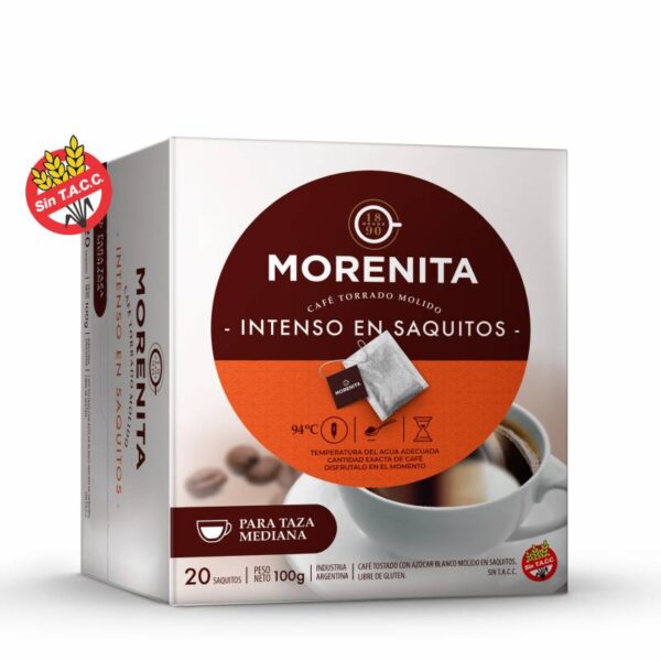 Café La Morenita En Saquitos X 20