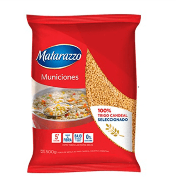 Fideos Matarazzo Municiones X500Gr.