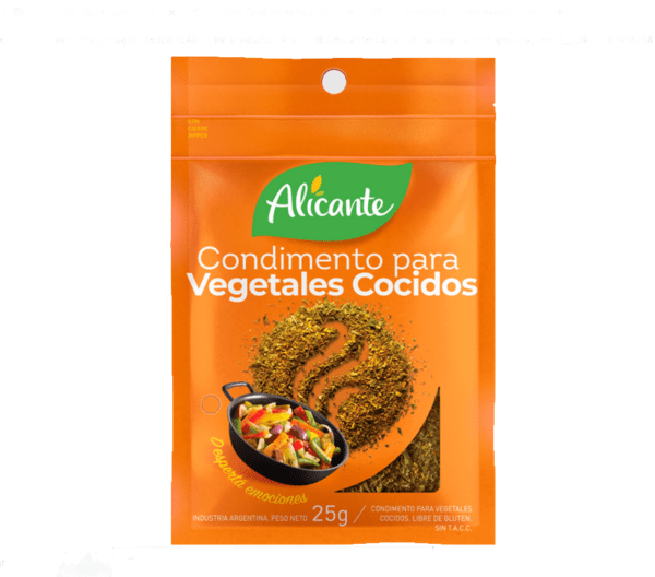 Alicante Condimento Para Vegetales Cocidos X25Grs