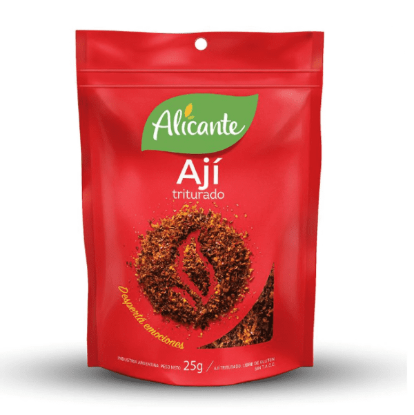 Ají Triturado Alicante 25 Gr Sin T.A.C.C