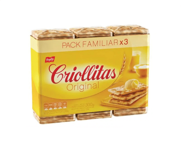 Galletitas Criollitas Original Bagley X3 X300Gr.