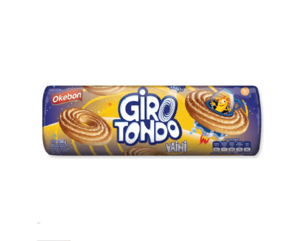 Galletitas Okebon Girotondo Vainilla X 256 Gr