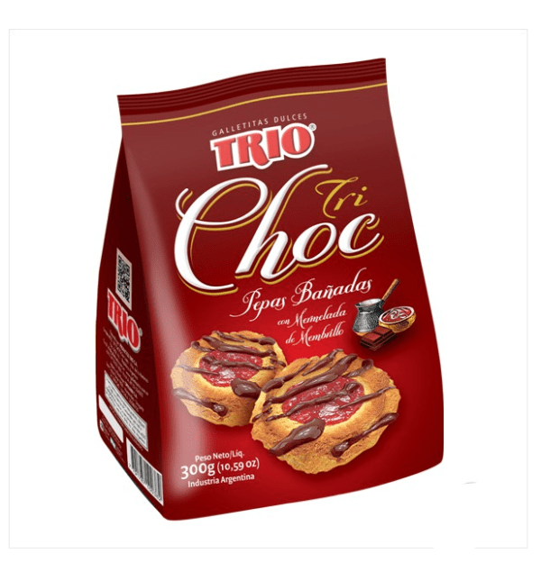 Galletitas Trio choc (Pepas B/Con Chocolates)X 300G.