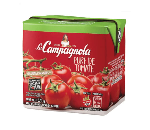 Pure De Tomate La Campagnola X 520 G