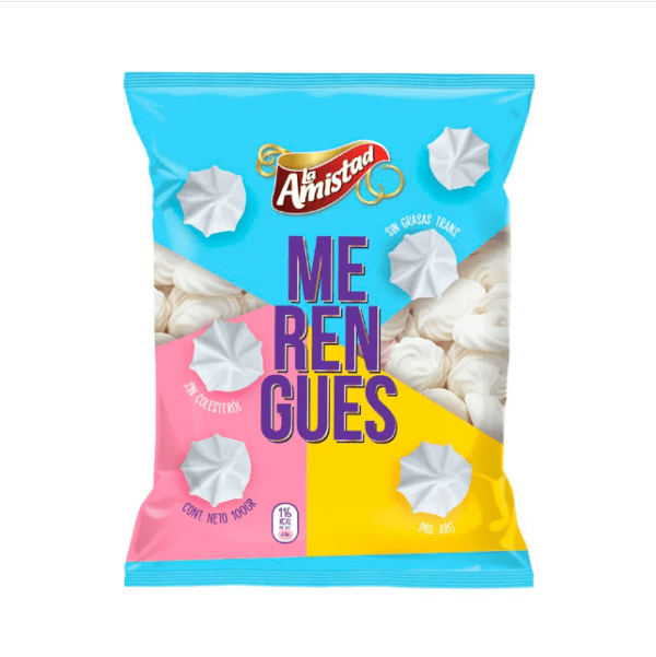 Merengues Blancos La Amistad  X 100 Gr