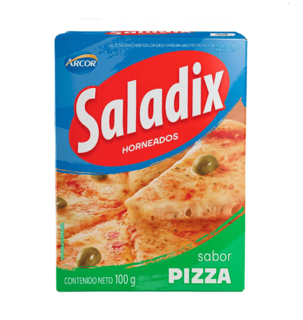 Galletitas Saladix Sabor Pizza Caja X 100 Gr.