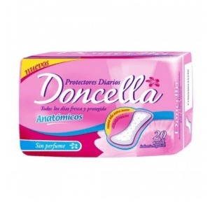 Protectores Diarios Doncella Sin Perfume X 20 Unidades