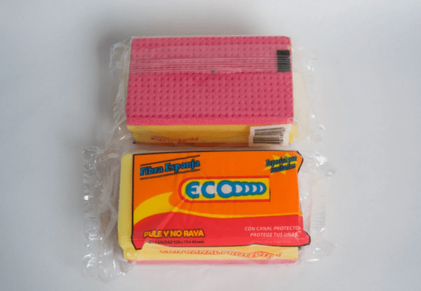 Fibra Esponja Eco Rosada