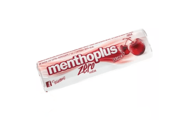 Pastillas Menthoplus Cereza Sin Azúcar X26.6Gr