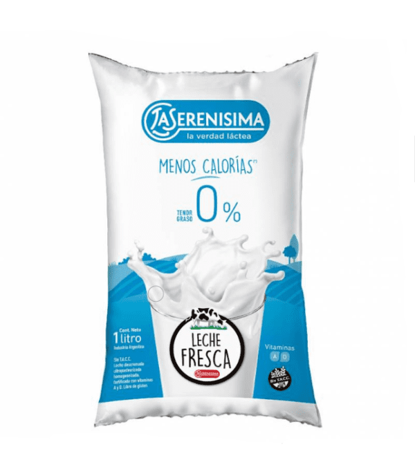 Leche La Serenisima Descremada 0% Sachet