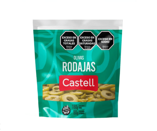 Castel Aceitunas Verdes En Rodajas X80G