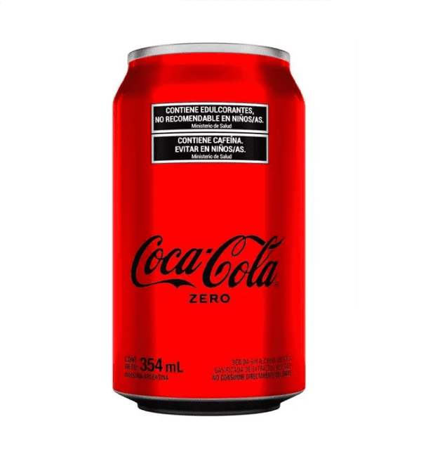 Coca Cola Zero Lata X 354 Ml