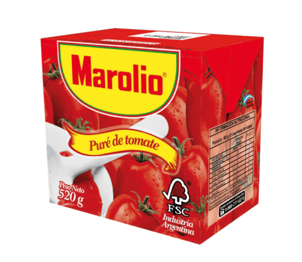 Pure De Tomates Marolio Tetra X520Gr Sin Tacc