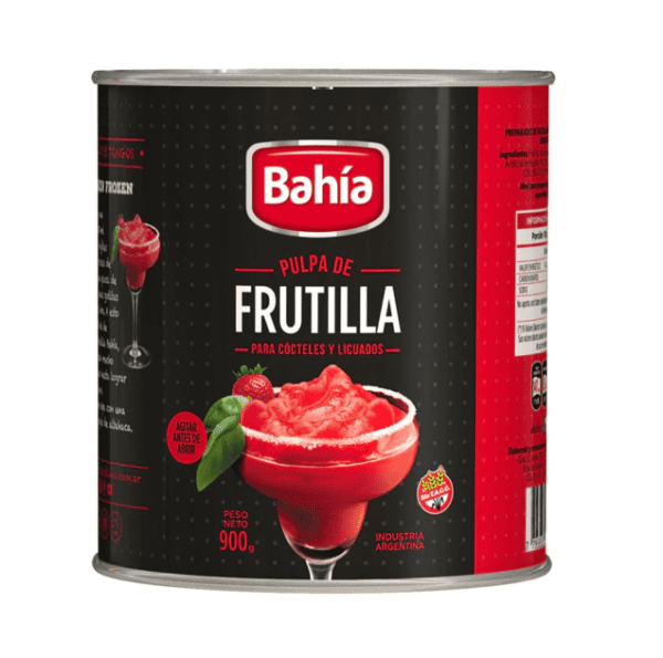 Pulpa de Frutilla Para Cocteles Bahía X 900 G