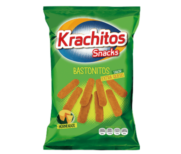 Bastonitos Krachitos Horneados Con Queso X 300 Gr