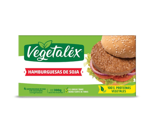 Hamburguesas De Soja Vegetalex Tradicionales 300 Grs