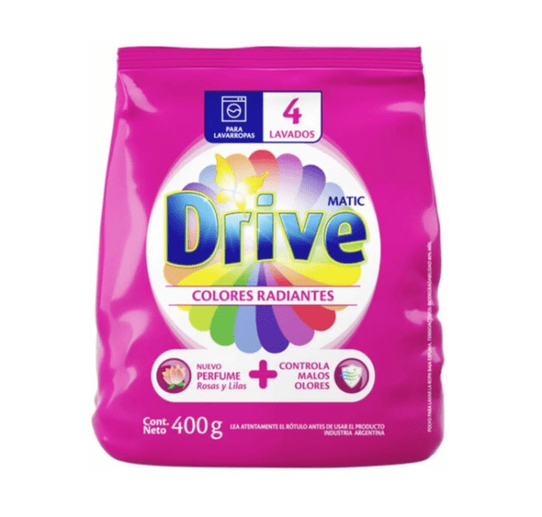 Jabon En Polvo Drive Matic (Jazmín Y Orq)X 400G