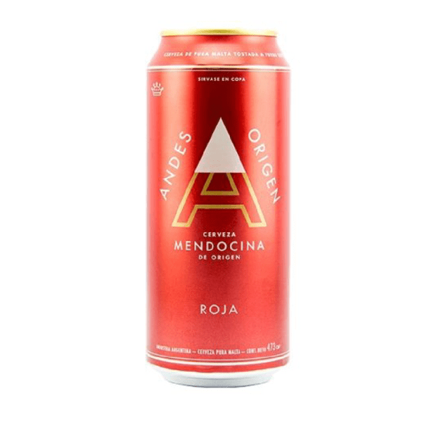 Cerveza Andes Roja Lata X 473Cc