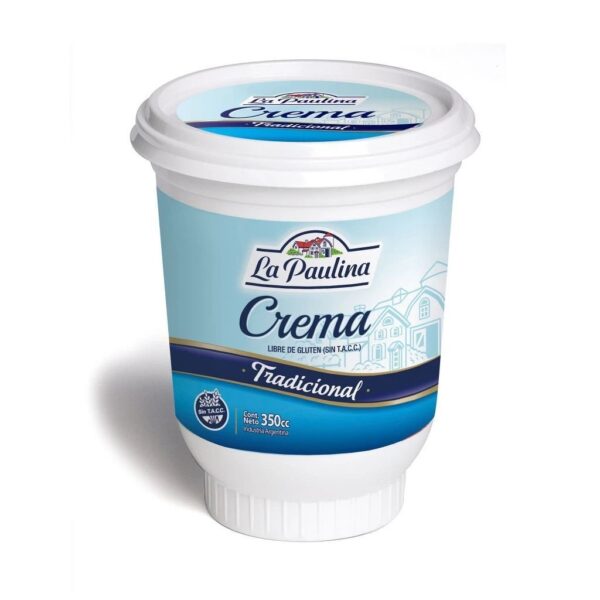 Crema De Leche La Paulina X 350 Cc