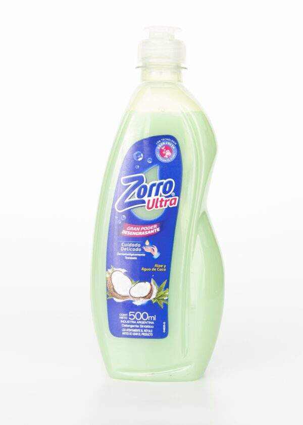 Detergente Zorro Ultra Coco X500 Ml