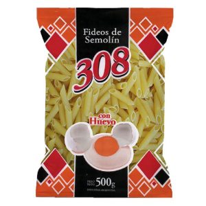 Fideos Mostacholes 308 X 500Gr