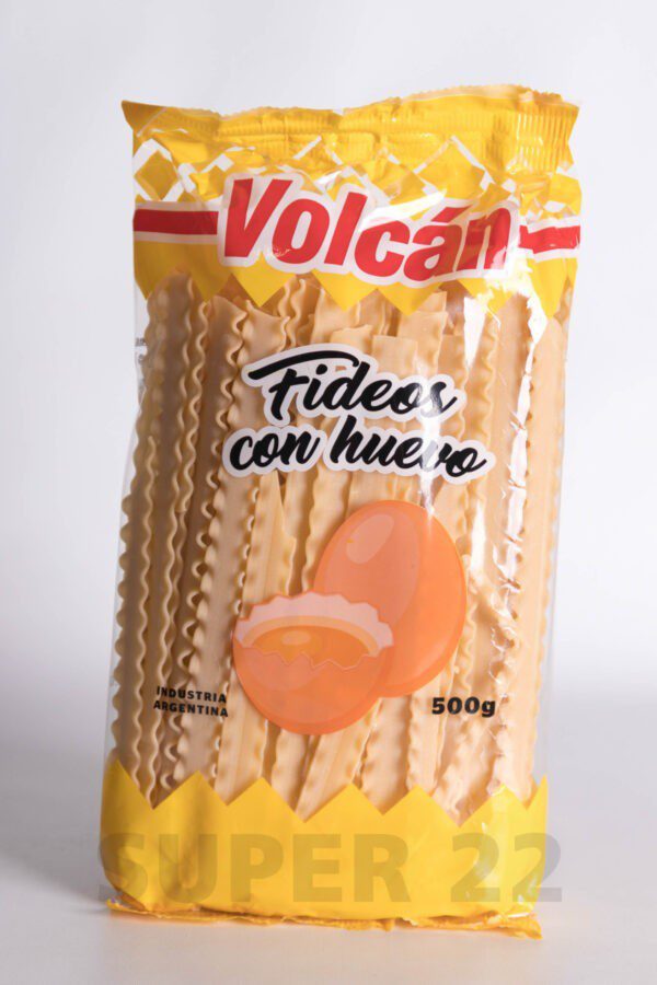 Fideos Volcán Cinta Argentina X 500 Gr.