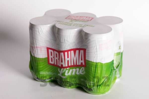Cerveza Brahma Lime Pack X 6
