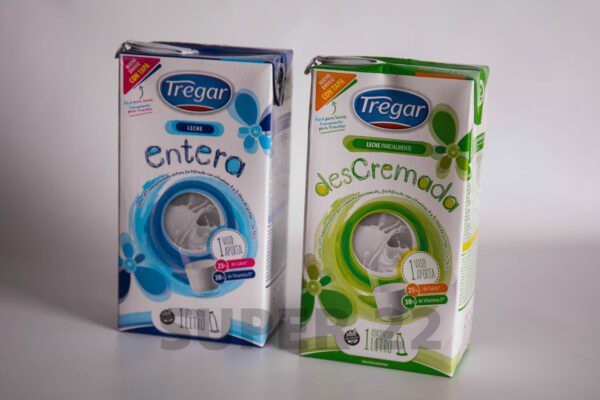 Leche Descremada Tregar X 1 Litro