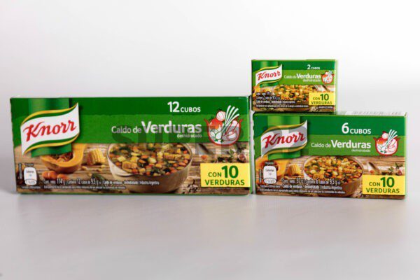 Caldo De Verduras Knorr x 12 Cubos X 114 G