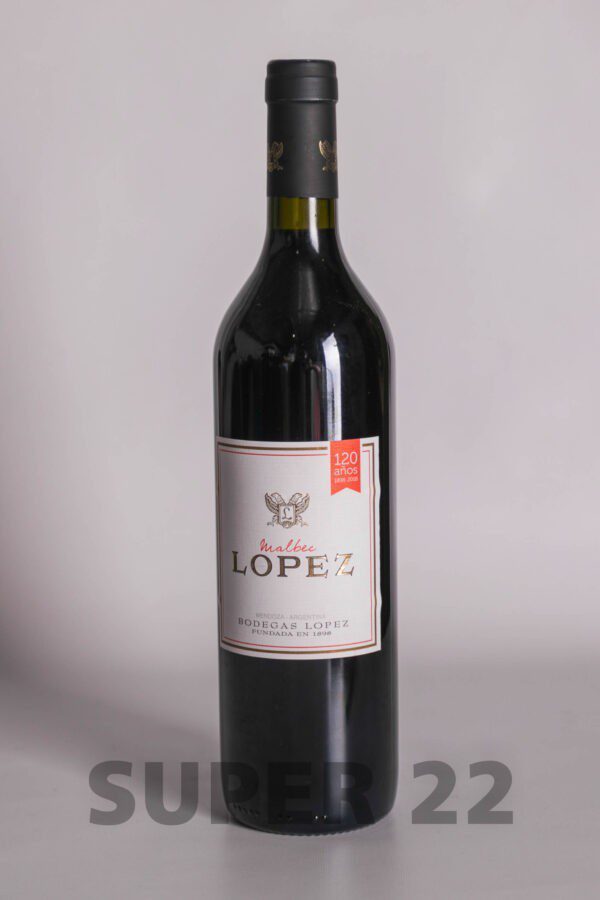 Vino Lopez Malbec X 750 Ml.