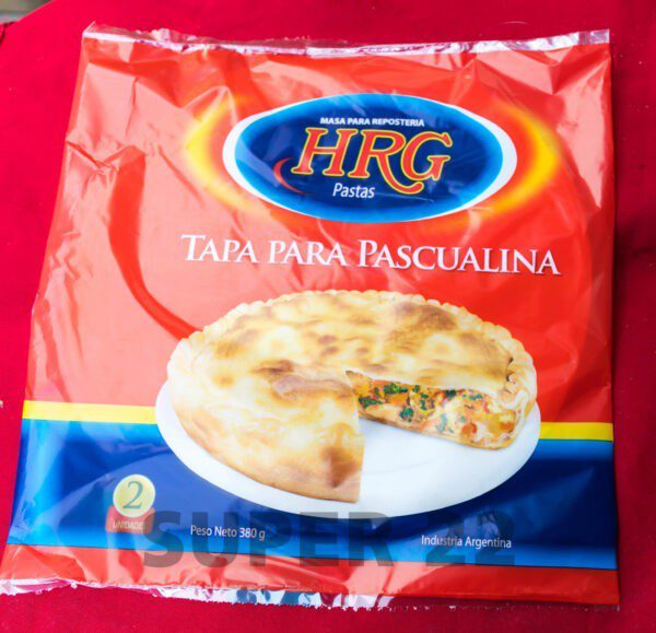 Tapa Para Pascualina HRG X 380 Grs