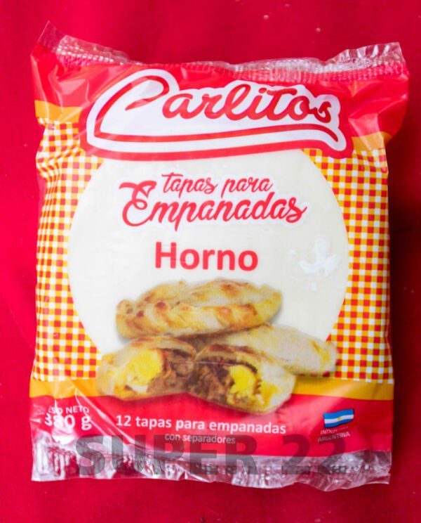 Tapas De Empanadas Carlitos Horno/Freir X 320 Grs