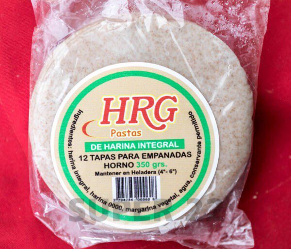 Tapas HRG De Empanadas Integrales