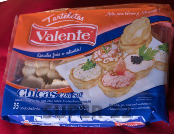 Tarteletas Valente Chicas Con Sal X150Gr.