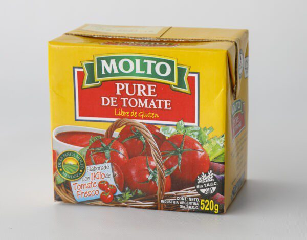 Puré De Tomate Molto Tetra X 520 Gr.