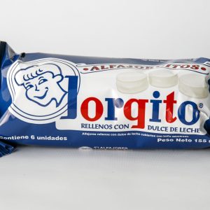 Alfajorcitos Jorgitos Rellenos Sabor Glaseados X6Uni. X155Gr.