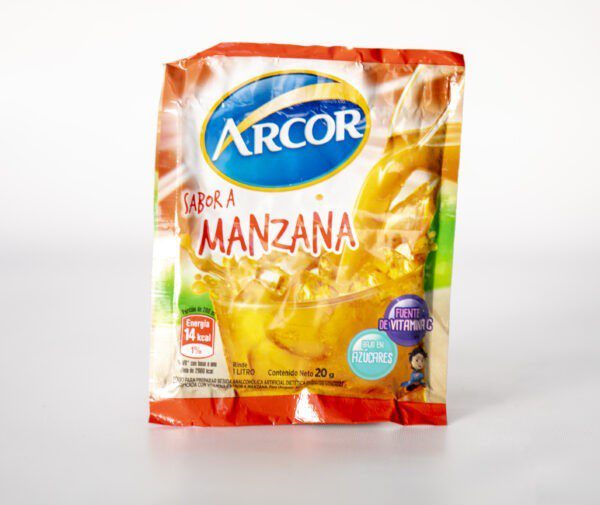 Jugo Arcor En Polvo Sabor Manzana X 25 Gr