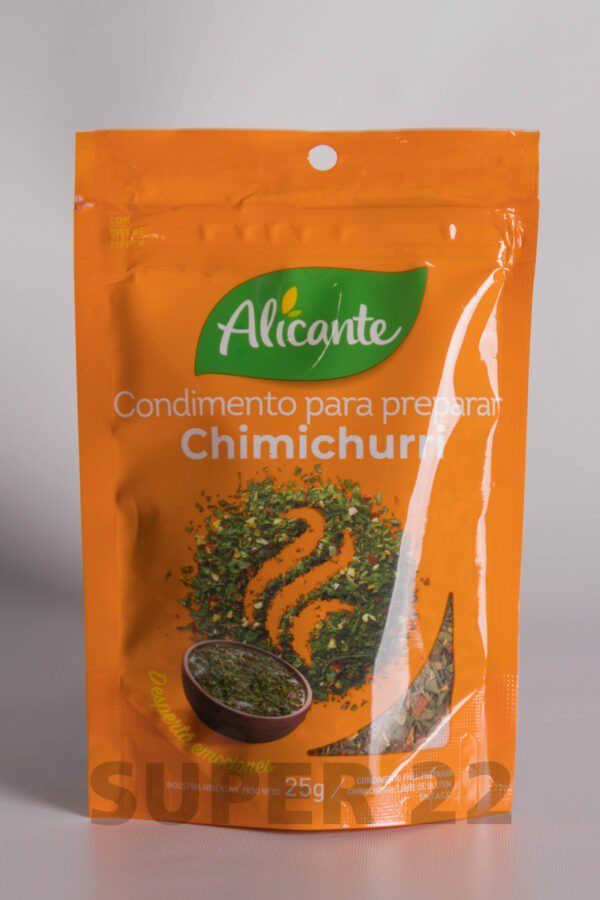 Condimento Para Preparar Chimichurri Alicante X 25 Gr