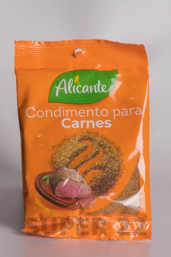 Condimento Para Carnes Alicante X 25 Gr