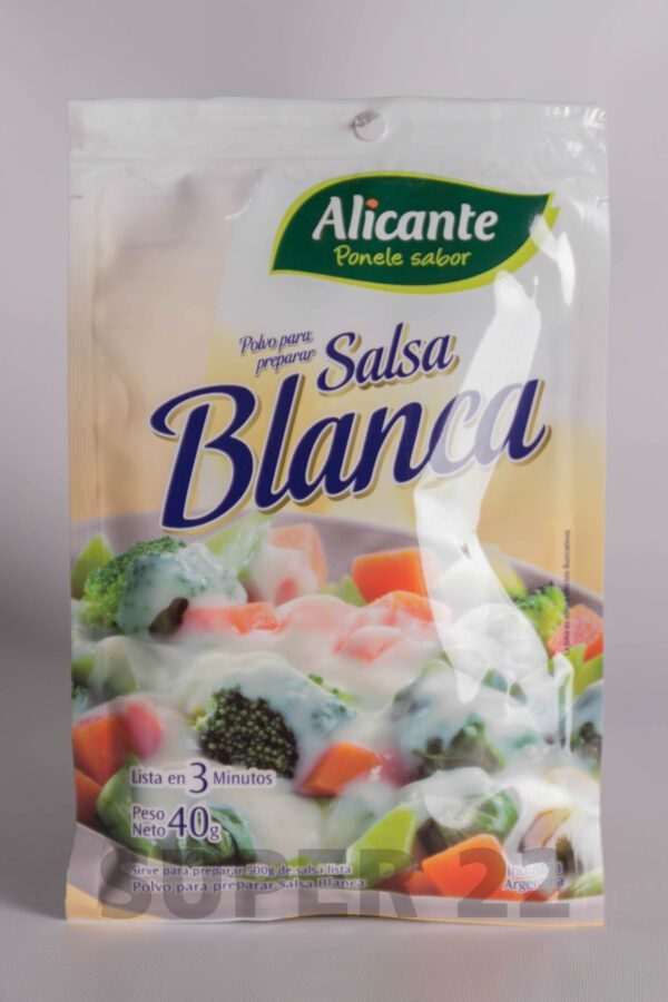 Polvo Alicante Para Preparar Salsa Blanca X 40 Gr