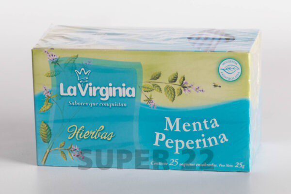 Té La Virginia Hierbas Menta Peperina X 25 Saq