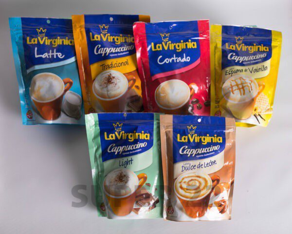 Cappuccino Instantáneo La Virginia Light Doy Pack X 100 Gr.