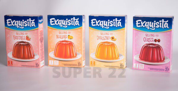 Gelatina Exquisita Naranja X 40 G