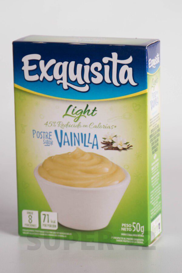 Postre Exquisita Vainilla Light 50 Gr
