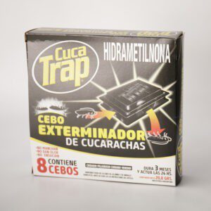 Cebo Exterminador De Cucarachas Cuca Trap X 8 Cebos X 20.8 G