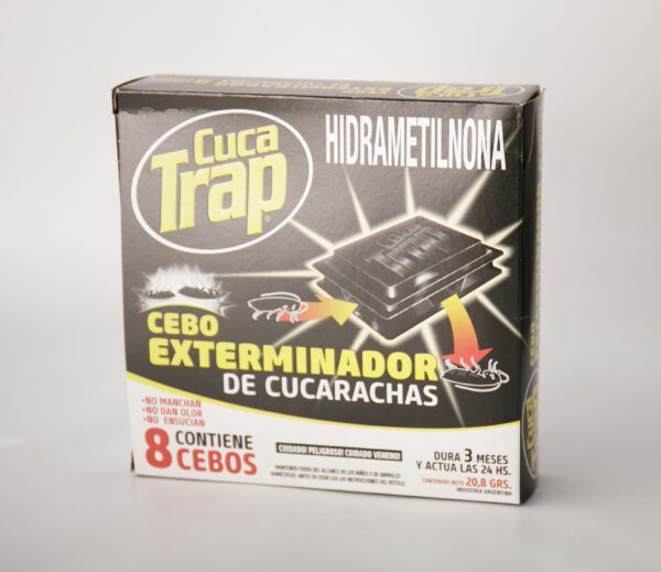 Cebo Exterminador De Cucarachas Cuca Trap X 8 Cebos X 20.8 G